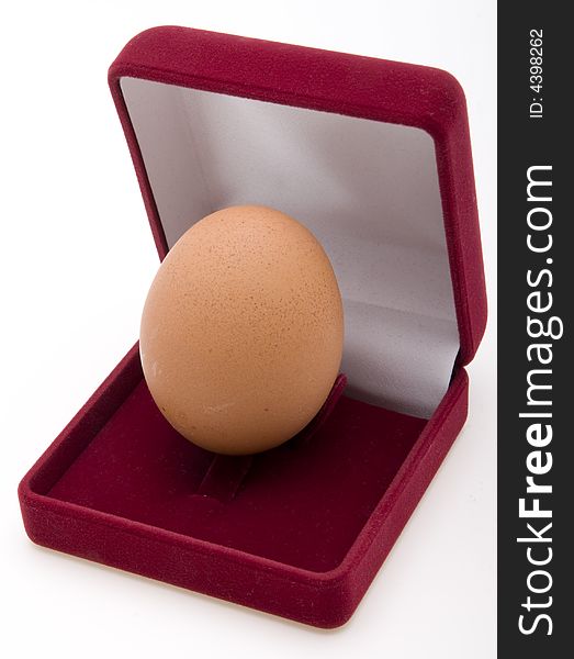 Egg  in Jewelry Box