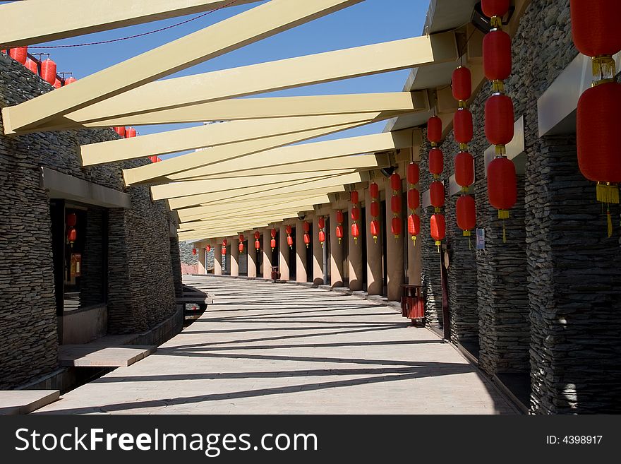 Street in the Chinese New Year