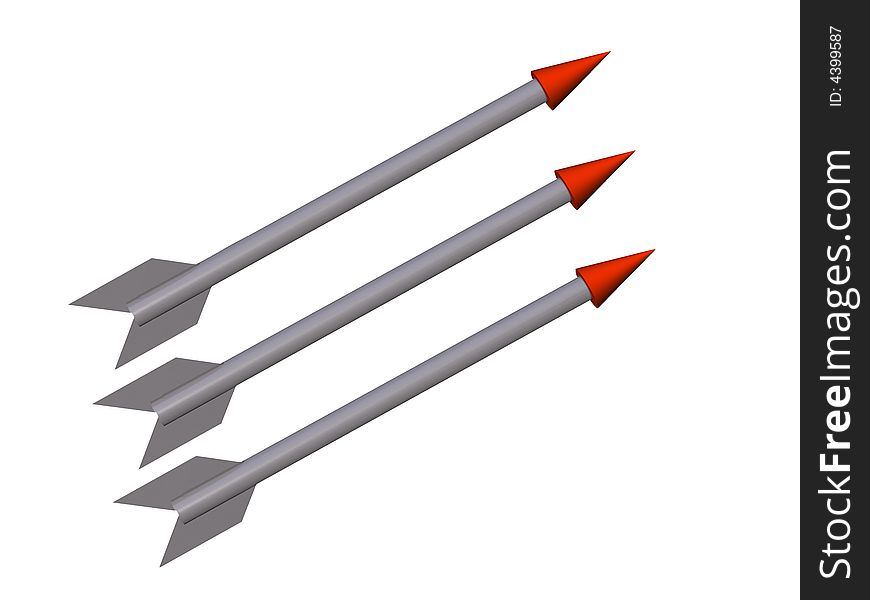 Three Grey Arrows