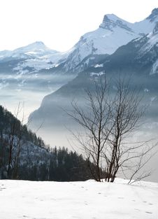 Haze Valley Royalty Free Stock Photography Haze Valley Royalty Free Stock Photography