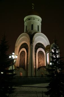 Saint George Temple On The Poklonnaya Mountain Royalty Free Stock Photos Saint George Temple On The Poklonnaya Mountain Royalty Free Stock Photos