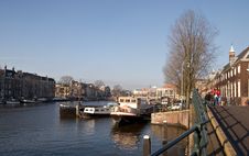 Amstel River Royalty Free Stock Photography Amstel River Royalty Free Stock Photography