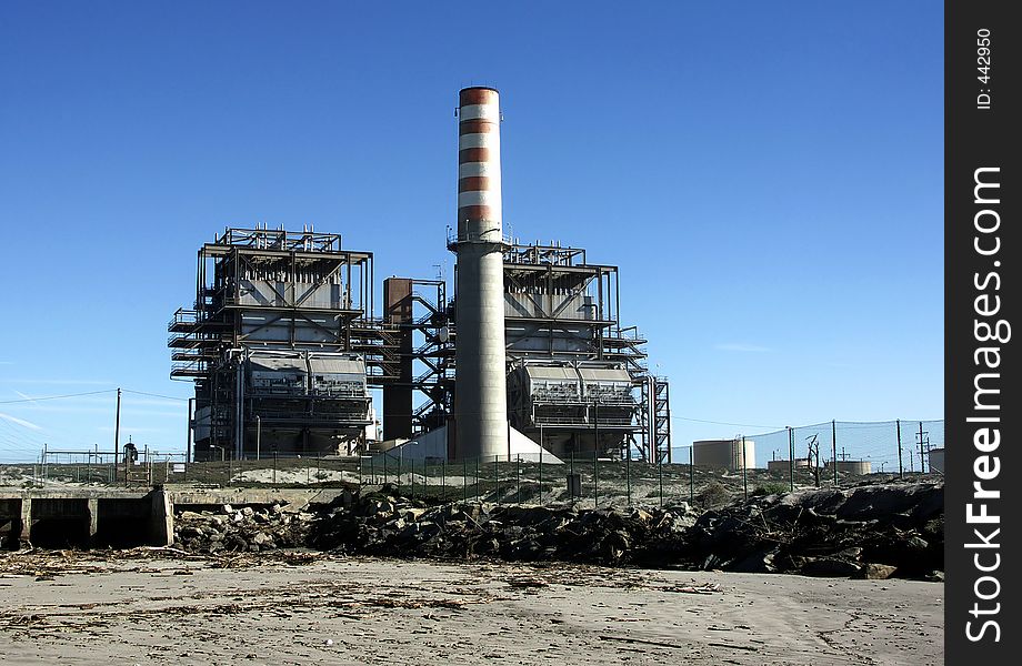 Power Plant At The Beach