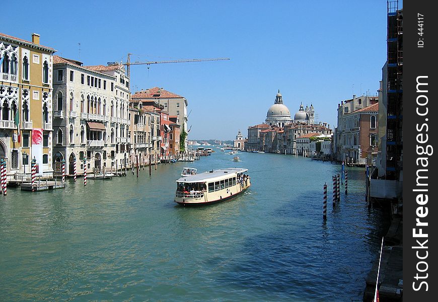 View of Grand Canal in Venice, Italy. View of Grand Canal in Venice, Italy