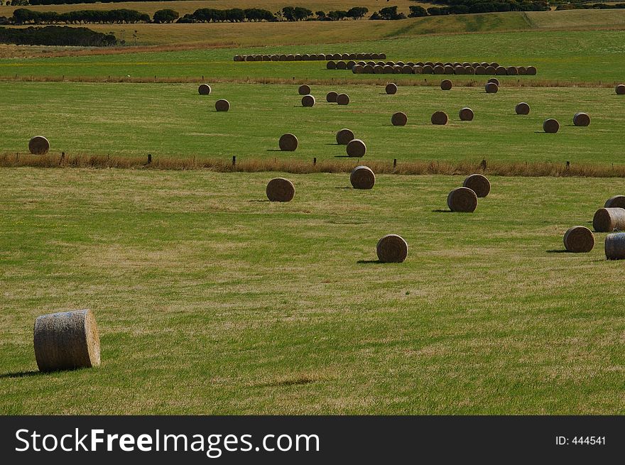 Round haystacks