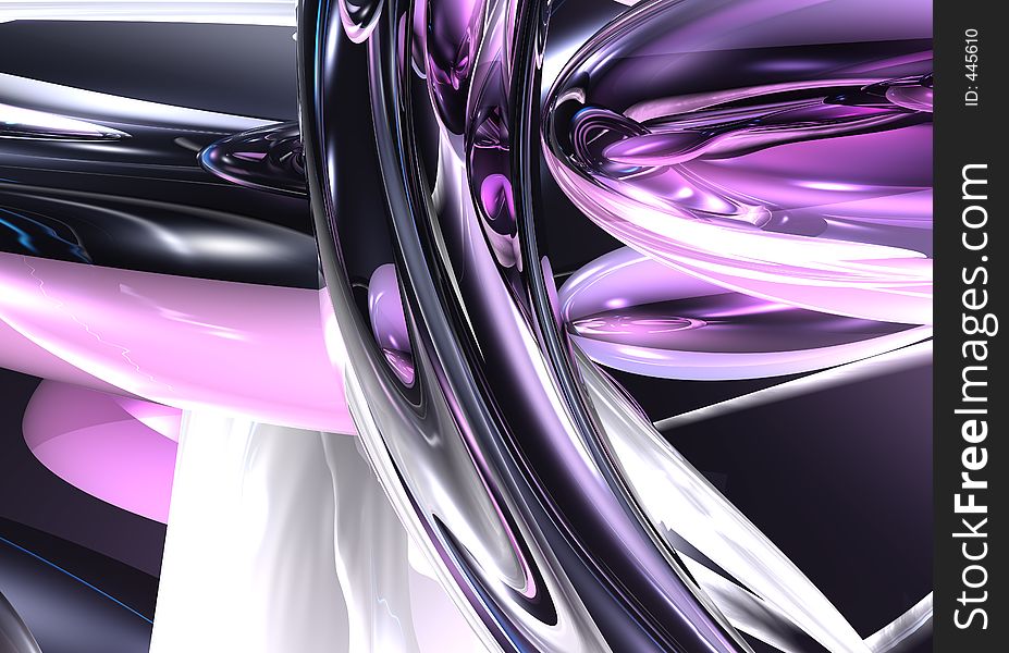 Liquid Metall In Violette Light 02