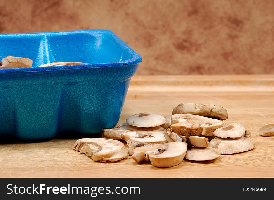 Photo of Sliced Mushrooms