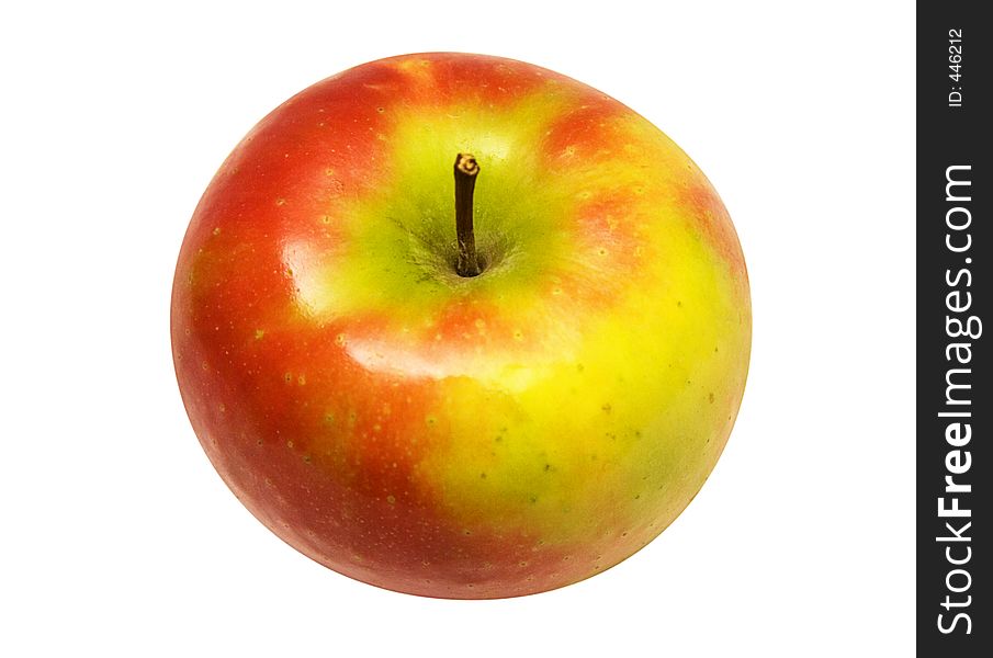 Red Yellow Apple w/ Path