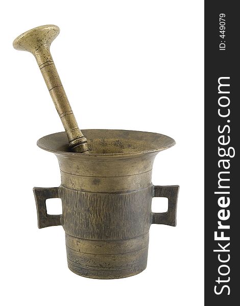 Old mortar and pestle