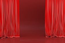 Stage, Red Shades Stock Image Stage, Red Shades Stock Image