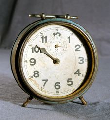 Old Alarm Clock Royalty Free Stock Photo
