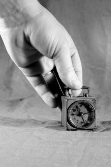 Old Alarm Clock Stock Photography Old Alarm Clock Stock Photography