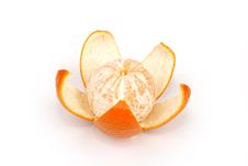 Fruits Ripe Orange On White Royalty Free Stock Photography Fruits Ripe Orange On White Royalty Free Stock Photography