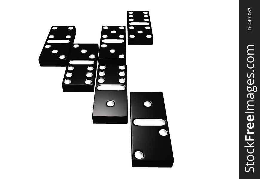 A sequence of a domino game