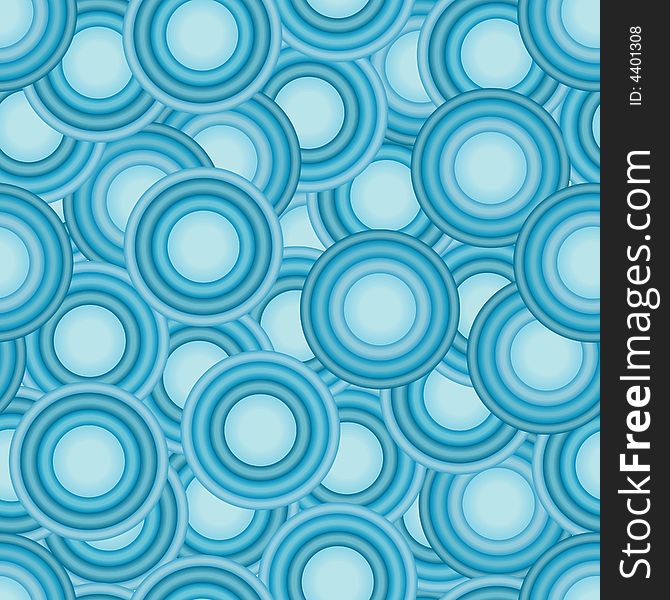 Seamless vector texture with 3d circles. Seamless vector texture with 3d circles