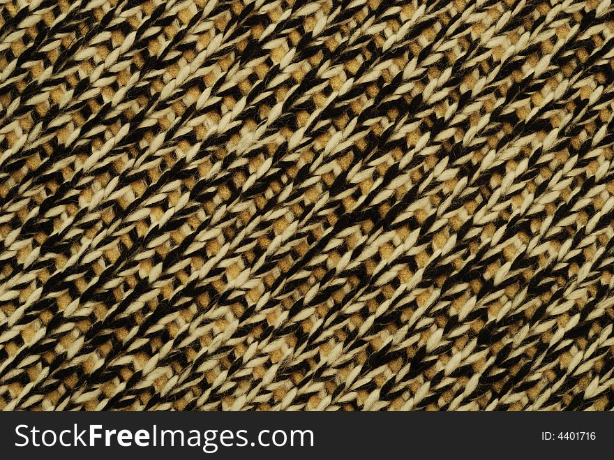 Knitted structure for a background. Knitted structure for a background