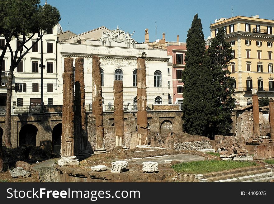 Some of the ruins of Rome Italy