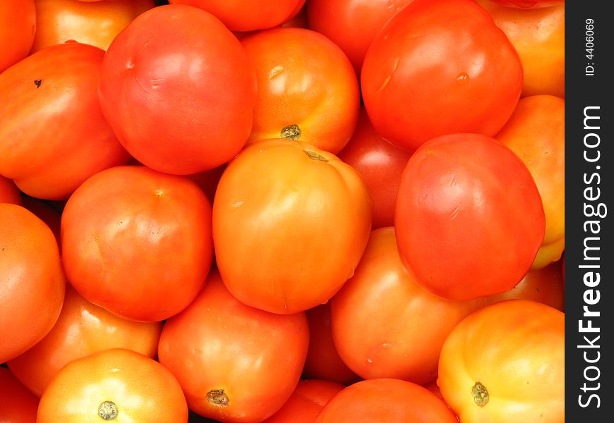 Tomatoes sold at Quiapo market, Manila, Philippines.
