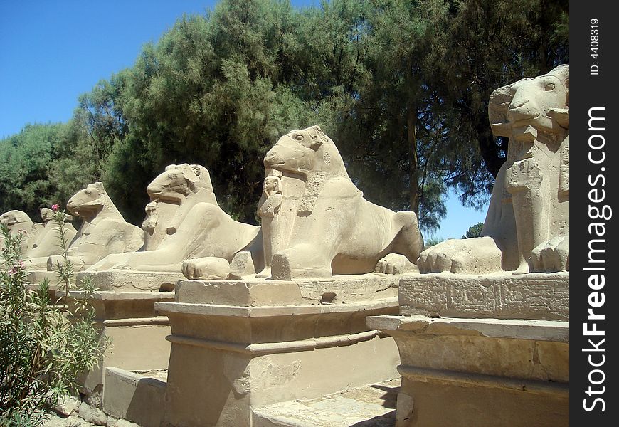 Karnak's sphinx alley