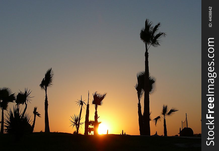 Sunset on Cyprus, september 2007.