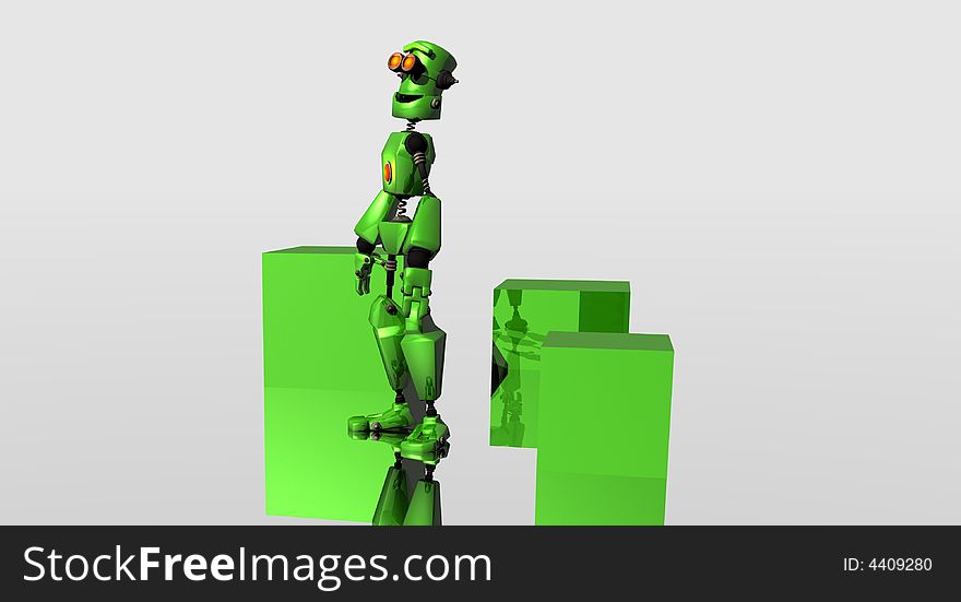 Robot With Boxes