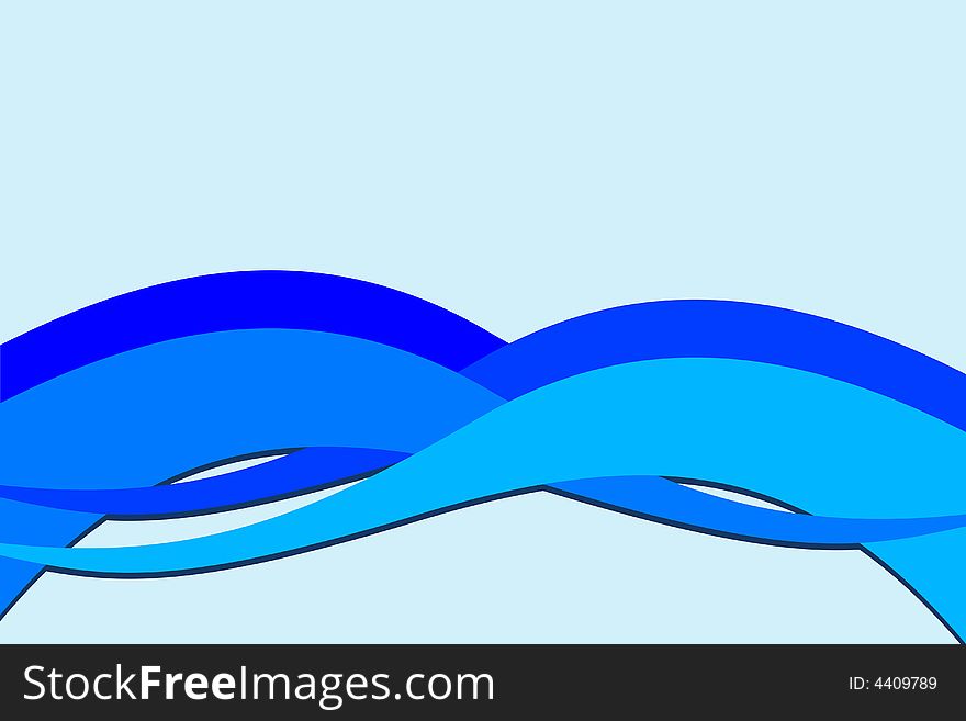 Vector illustration of abstract waves