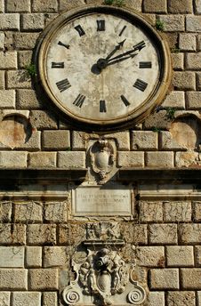 Old Tower Clock Royalty Free Stock Image Old Tower Clock Royalty Free Stock Image