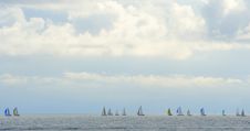 Yachts Race Royalty Free Stock Photos Yachts Race Royalty Free Stock Photos