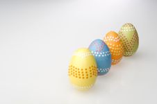 Colorful Easter Eggs Hand Painted Stock Photography Colorful Easter Eggs Hand Painted Stock Photography