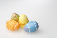 Colorful Easter Eggs Hand Painted Royalty Free Stock Photos Colorful Easter Eggs Hand Painted Royalty Free Stock Photos