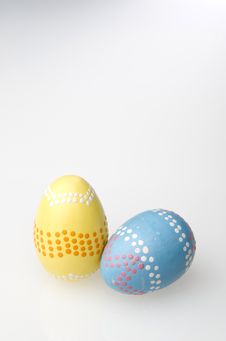 Colorful Easter Eggs Hand Painted Stock Image Colorful Easter Eggs Hand Painted Stock Image