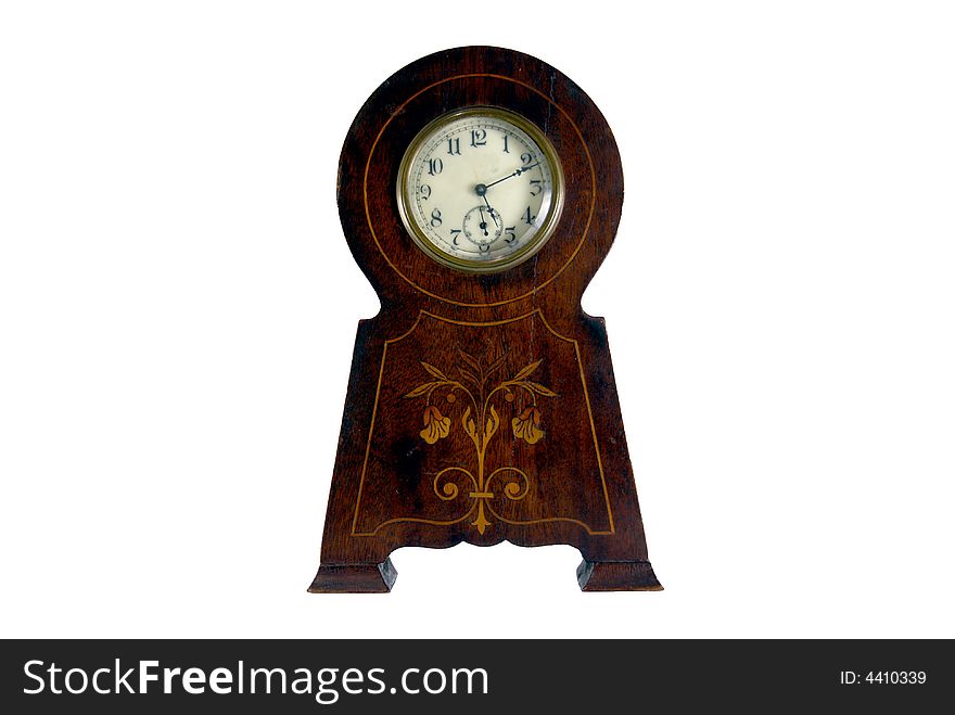 Rare antique clock with inlay