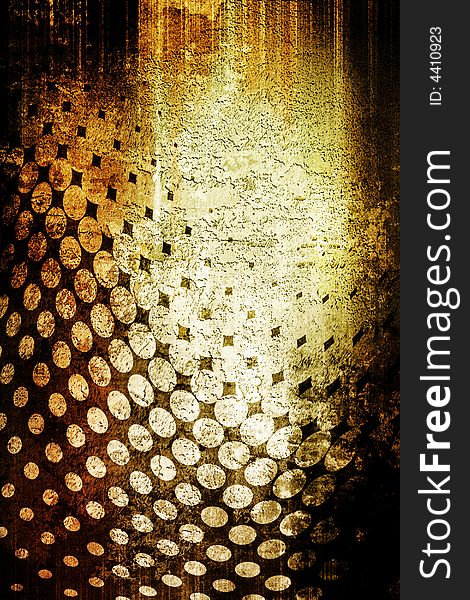 Abstract background with halftone pattern