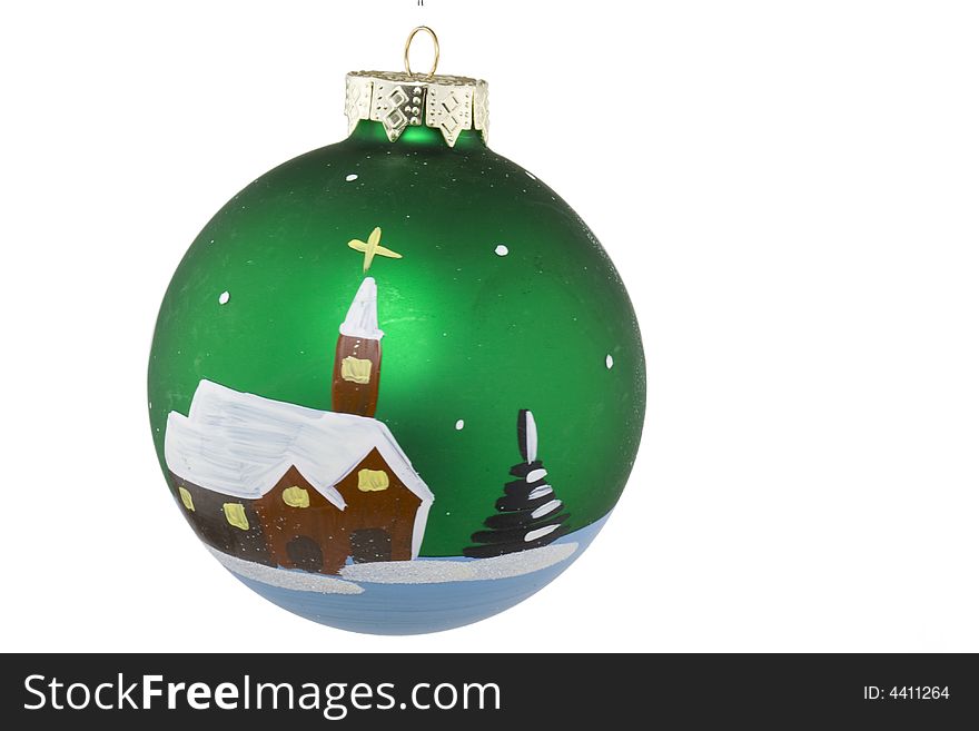 At Christmas, the Christmas tree will decorated with christmas ball