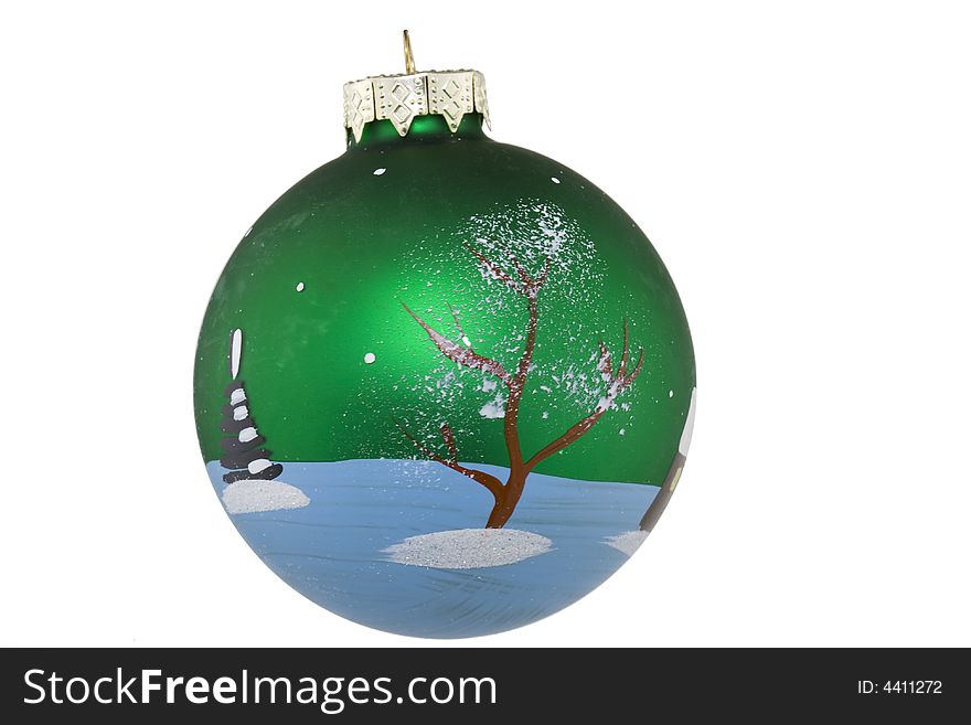 At Christmas, the Christmas tree will decorated with christmas ball