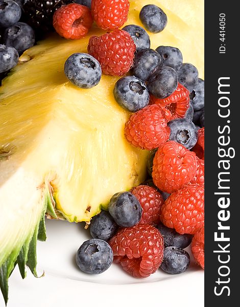 Fresh ripe colorful fruit a very healthy snack. Fresh ripe colorful fruit a very healthy snack