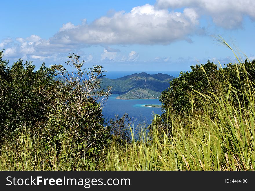 The hidden beautiful views on Tortola island, British Virgin Islands. The hidden beautiful views on Tortola island, British Virgin Islands.