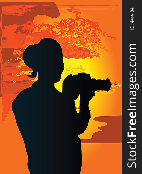 Female photographer