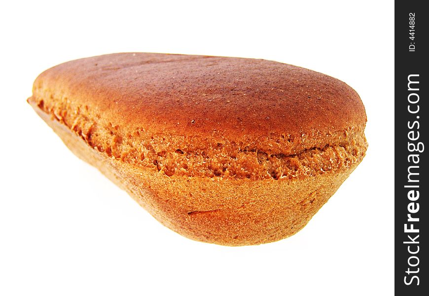 Bread on white background. See my other images of bread and food