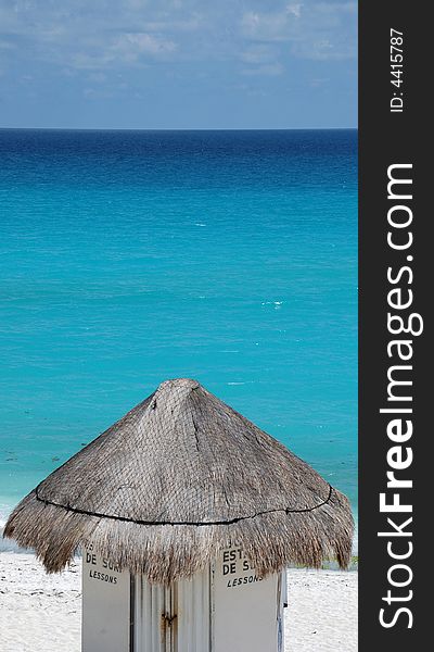 Beach Hut On The Mayan Riviera