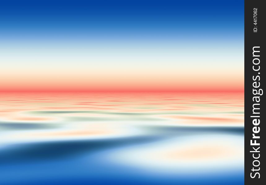 Abstract blue and pink water background