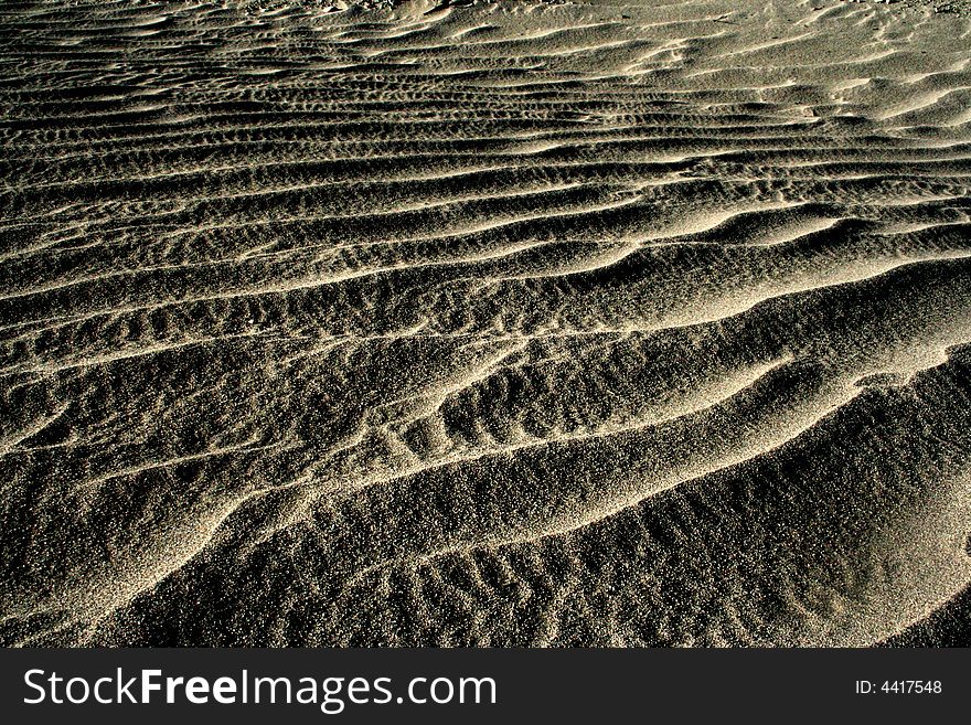 Sand Dunes in tibet highland desert. Sand Dunes in tibet highland desert