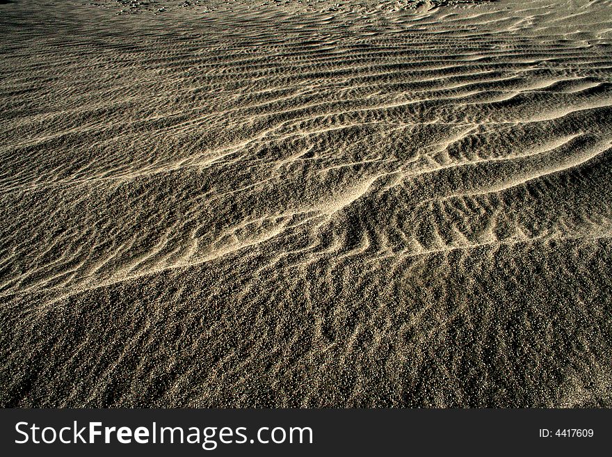 Sand Dunes in tibet highland desert. Sand Dunes in tibet highland desert