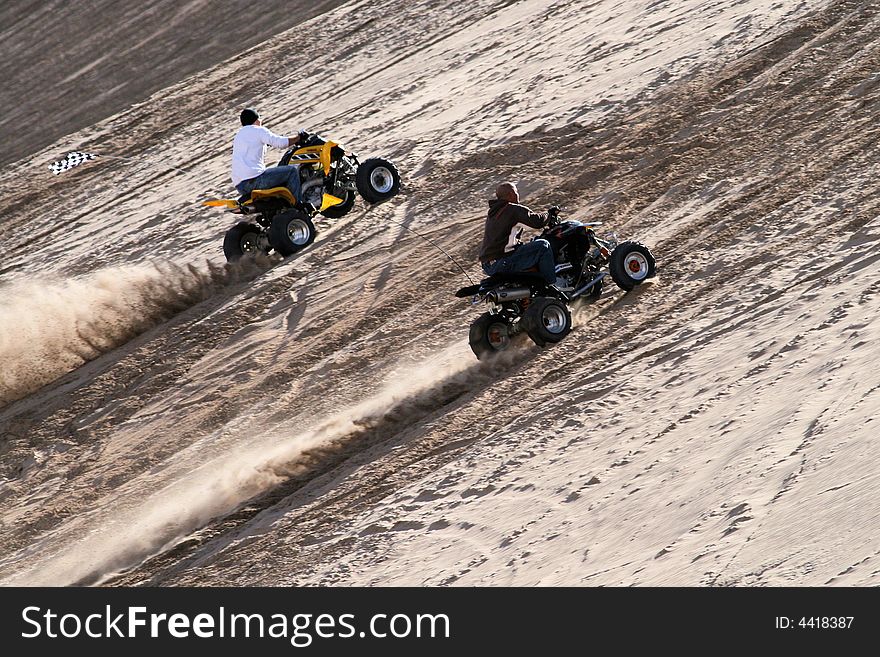 Racing On The Sand Mountain