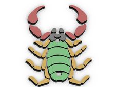 Versicolored Scorpion Stock Photos Versicolored Scorpion Stock Photos