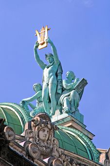 France, Paris: Statue Of Opera Garnier Stock Image France, Paris: Statue Of Opera Garnier Stock Image