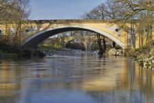Ancient And Modern Bridges Stock Photography Ancient And Modern Bridges Stock Photography