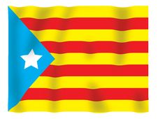 Catalan Fluttering Stock Photos Catalan Fluttering Stock Photos