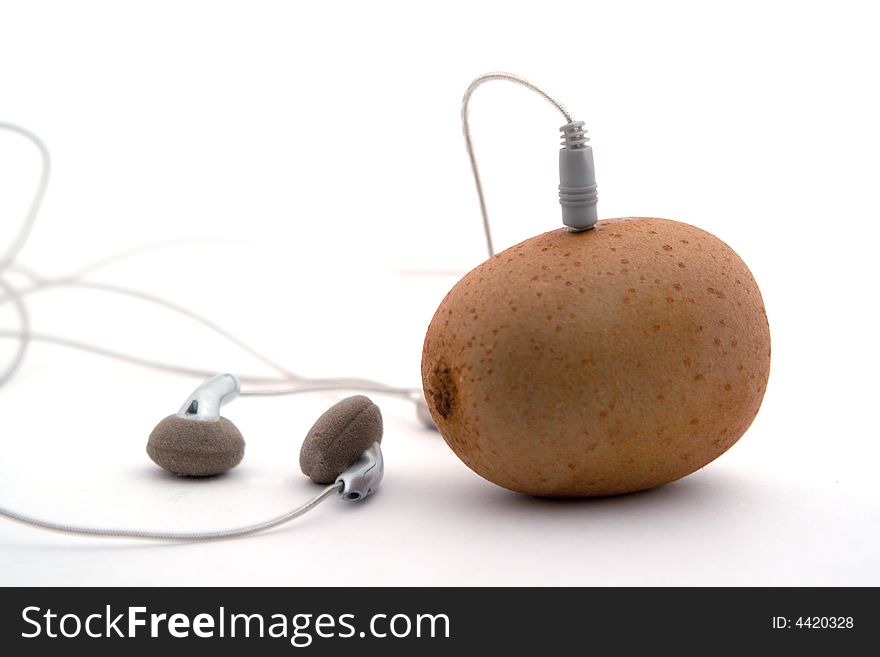 The Kiwifruit - Music Player. Isolated 1