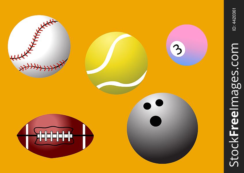 Vector Sport Balls